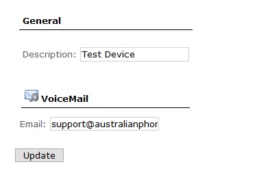 device voicemail